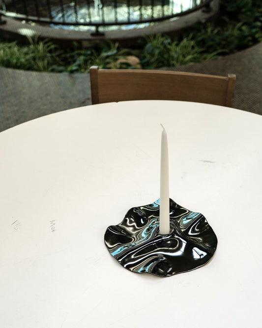 Soie Single Candle Holder